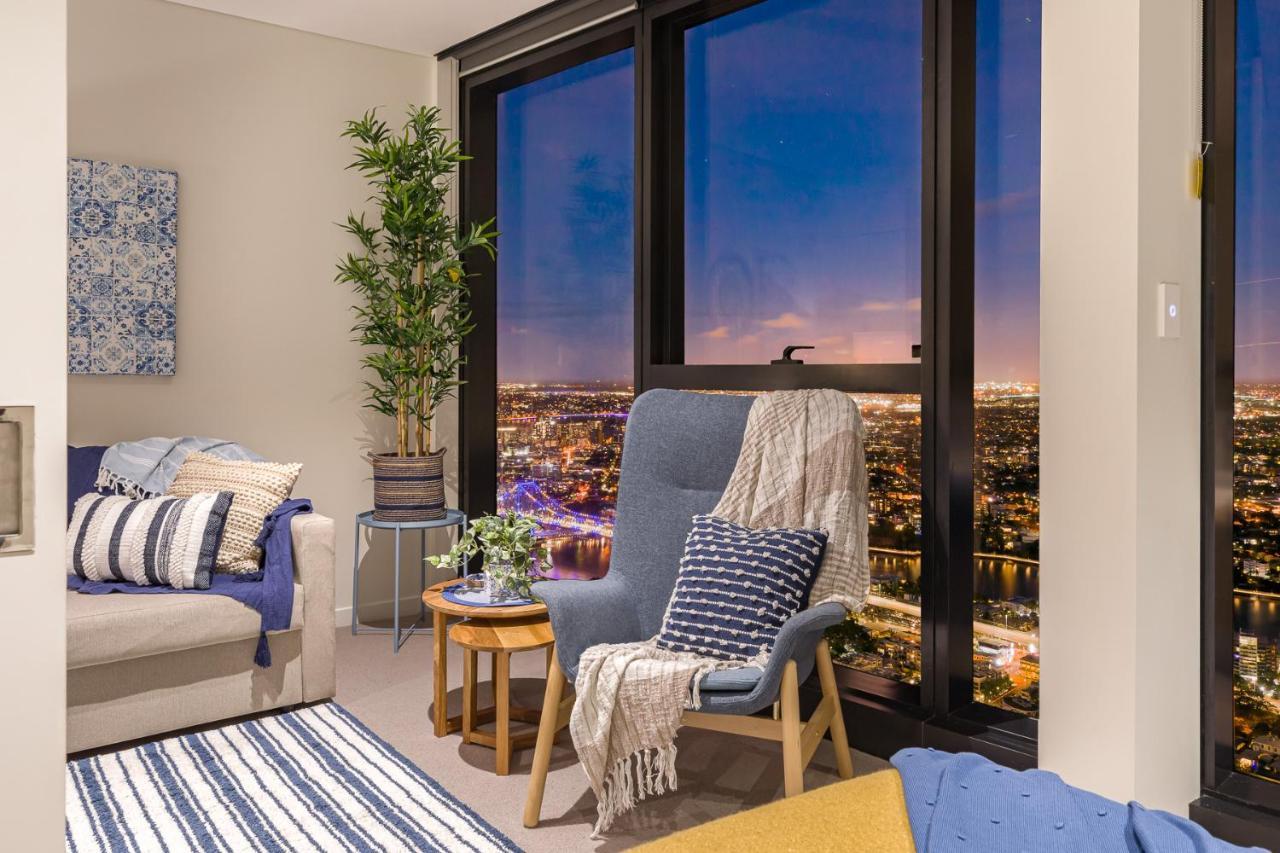 Апартаменты Hamptons Retreat On Level 77 Skytower Брисбен Экстерьер фото